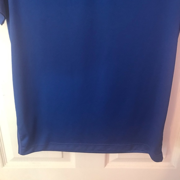 Peak Velocity Blue Short Sleeve Workout Shirt Mens Small S - Picture 5 of 12